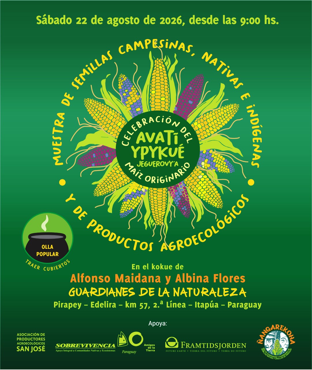 Celebración del Avati Ypykué: semillas que sostienen la vida y la soberanía alimentaria