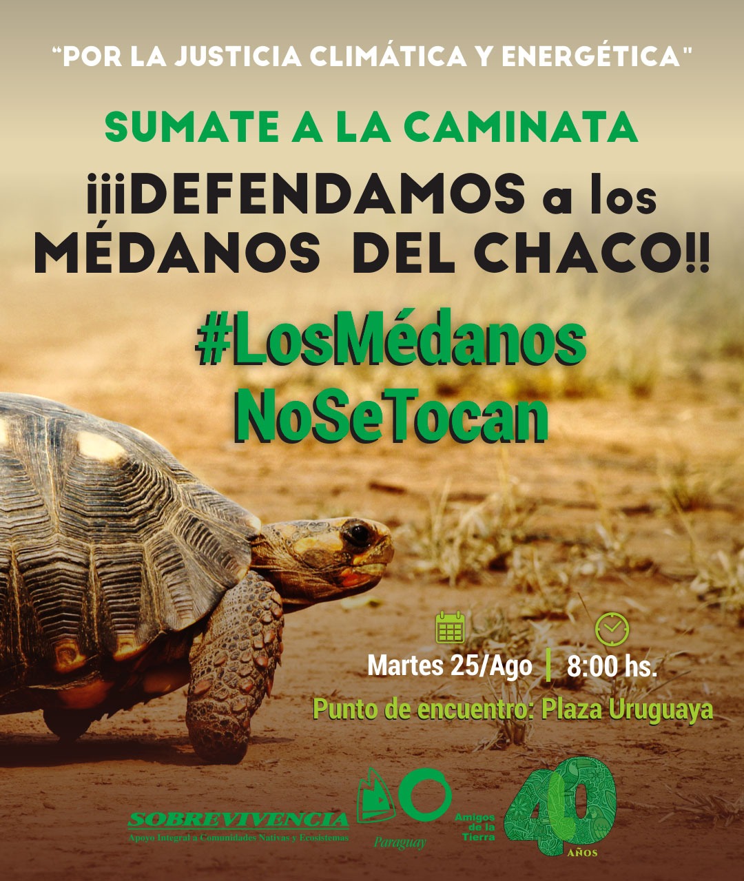 Caminata ciudadana: ¡Defendamos los Médanos del Chaco!